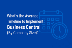 Business Central implementation timeline