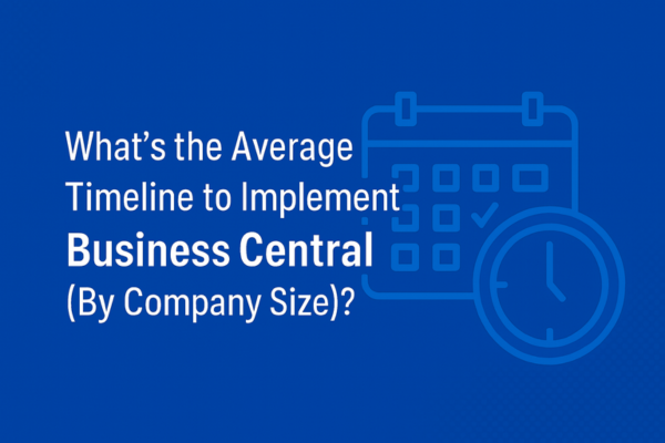 Business Central implementation timeline